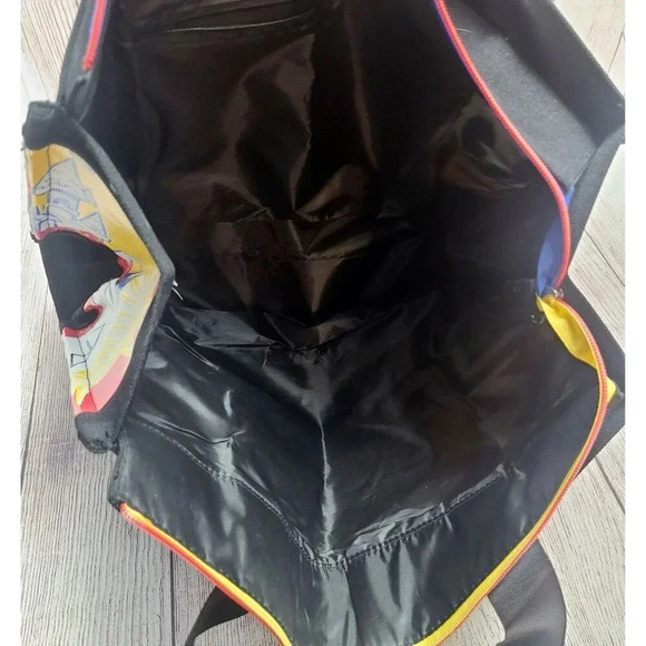 Disney Store Parks Mickey Mouse Double Strap Tote Bag Black Red Blue One Size - Picture 7 of 8